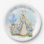Assiettes En Carton Baby shower Blue Peter Rabbit Vaisselle (Devant)