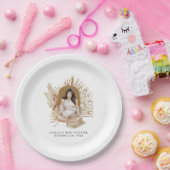 Assiettes En Carton Baby shower Boho Florals (Fête)