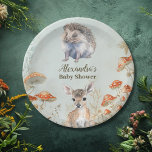 Assiettes En Carton Baby shower Boho Woodland<br><div class="desc">Présentez nos plaques de papier Baby shower de champignons papillons Woodland Nature! Élevez votre baby shower à thème boisé avec nos plaques de papier Papier Papier à Baby shower naturel de champignons papillons Woodland. Ces charmantes assiettes sont décorées dans un style délicieux, inspiré de la forêt enchanteresse, ornées de papillons...</div>