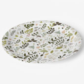 Assiettes En Carton Baby shower champignon (Angle)