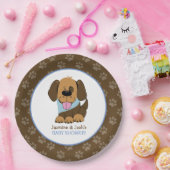 Assiettes En Carton Baby shower Chien Chien Chien Chien Handicap Plaqu (Fête)