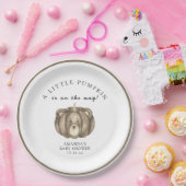 Assiettes En Carton Baby shower citrouille d'automne (Fête)