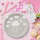 Assiettes En Carton Baby shower cloud (Fête)