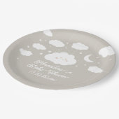 Assiettes En Carton Baby shower cloud (Angle)