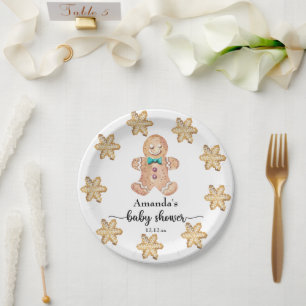 Assiettes En Carton Baby shower cookies de Noël