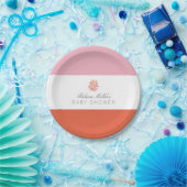 Assiettes En Carton Baby shower Coral Reef (Fête)