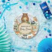 Assiettes En Carton Baby Shower Cute Baby Animals (Fête)