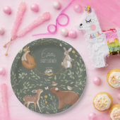 Assiettes En Carton Baby shower d'amis de la forêt (Fête)