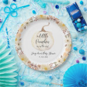 Assiettes En Carton Baby shower d'aquarelle à fleurs de automne Little (Fête)