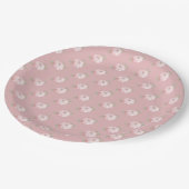 Assiettes En Carton Baby shower d'automne de Pink Little Citrouille Mo (Angle)