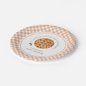 Assiettes En Carton Baby shower d'automne Little Cutie Pie (Angle)