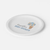 Assiettes En Carton Baby shower de ballon Teddy Bear (Angle)