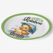 Assiettes En Carton Baby shower de canard en caoutchouc (Angle)