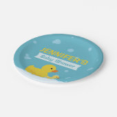 Assiettes En Carton Baby shower de canard en caoutchouc Neutre selon l (Angle)