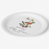 Assiettes En Carton Baby shower de champignons (Angle)