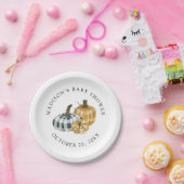 Assiettes En Carton Baby shower de Citrouille Rustique (Fête)