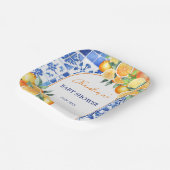 Assiettes En Carton Baby shower de Citrus Little Cutie (Angulaire)