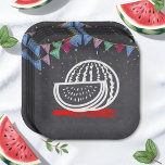 Assiettes En Carton Baby shower de dessin Chalkboard Watermelon<br><div class="desc">Célébrez votre petit avec la collection de Baby showers Chalkboard Watermelon Drawing,  qui présente de charmantes créations de style tableau noir associées à des accents de pastèque vibrants. Si vous avez besoin d'un autre produit correspondant ou de la personnalisation,  veuillez envoyer un message via Zazzle.</div>