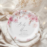 Assiettes En Carton Baby shower de fleurs de cerisier de Sakura<br><div class="desc">Baby shower Sakura cerisier fleur Plaques de papier Mappage articles disponibles.</div>