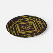 Assiettes En Carton Baby shower de Gatsby Gold 2020 (Angle)