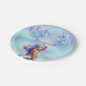 Assiettes En Carton Baby shower de grossesse de maman mère (Angle)