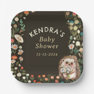 Assiettes En Carton Baby shower de la fleur de marguerite