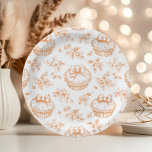 Assiettes En Carton Baby shower de la petite Cutie Pie Florale Toile d<br><div class="desc">Little Cutie Pie Floral Toile de jouy Baby shower Plaques en papier Mappage articles disponibles.</div>