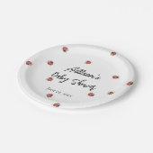 Assiettes En Carton Baby shower de Ladybugs mignons (Angle)