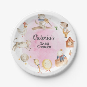 Assiettes En Carton baby shower de livres de nouvelles de Nursery Rhym