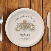 Assiettes En Carton Baby shower de Noël