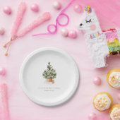 Assiettes En Carton Baby shower de Noël d'hiver (Fête)