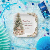 Assiettes En Carton Baby shower de Noël Neutre Boho (Fête)