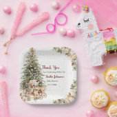 Assiettes En Carton Baby shower de Noël Neutre Boho (Fête)