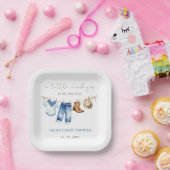 Assiettes En Carton Baby shower de petit garçon (Fête)
