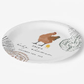 Assiettes En Carton Baby shower de poulet (Angle)