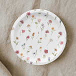 Assiettes En Carton Baby shower de printemps Fleur sauvage aquarelle<br><div class="desc">Aquarelle Floral Fleur sauvage Ressort Plaques de papier Baby shower Petit Fleur sauvage est en route! Un Petit Fleur sauvage Est En Route Sur Le Baby shower Plaque De Papier.</div>