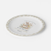 Assiettes En Carton Baby shower de printemps pour Fleurs sauvages spéc (Angle)