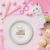 Assiettes En Carton Baby shower de soins infirmiers Boho (Fête)