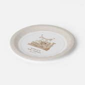 Assiettes En Carton Baby shower de soins infirmiers Boho (Angle)