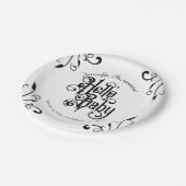 Assiettes En Carton Baby shower de style gothique (Angle)