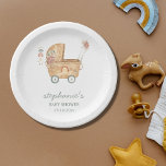 Assiettes En Carton Baby shower de transport pour bébé Boho<br><div class="desc">Boho Baby Carriage Design Baby shower. Les modèles sont mis en place pour vous permettre de customiser et de personnaliser avec les détails de votre fête. Si vous souhaitez modifier la couleur ou le style de la police, cliquez sur le bouton personnaliser à la fin du modèle. Nous vendons des...</div>