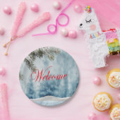 Assiettes En Carton Baby shower de vacances (Fête)