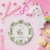 Assiettes En Carton Baby shower des animaux forestiers neutres selon l (Fête)