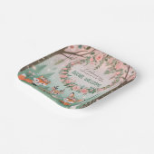 Assiettes En Carton Baby shower des créatures forestières enchantées (Angulaire)