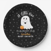 Assiettes En Carton Baby shower d'Halloween Ghost Boo (Devant)