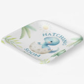 Assiettes En Carton Baby shower Dinosaur garçon Cute Dino (Angulaire)