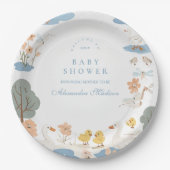 Assiettes En Carton Baby shower d'oie (Devant)