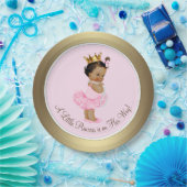 Assiettes En Carton Baby shower d'or rose (Fête)