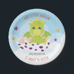 Assiettes En Carton Baby shower Dragon<br><div class="desc">Plaque de papier Baby shower Dragon : Faites savoir à tout le monde qu'un adorable petit dragon est sur le point d'écloser. Avec notre collection de dragons d'origine, votre baby shower sera légendaire. Pas de feu respirant ici que des petits baisers de votre petit dragon fort. Cette plaque en papier...</div>