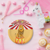 Assiettes En Carton Baby shower du Carnaval de cirque Lion (Fête)